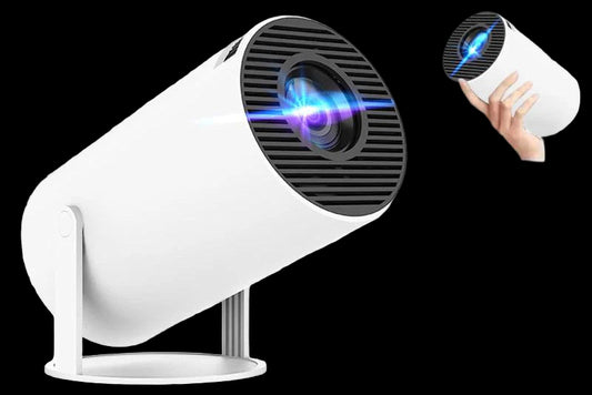 Portable Projector, Projector with Remote Control, Android Wifi Bluetooth-Compatible Projector, Home Theater Projector for Outdoor, Office, Bedroom